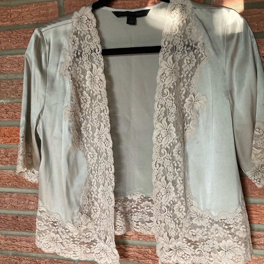 Express Design Studio Silk Cardi - Picture 6 of 7